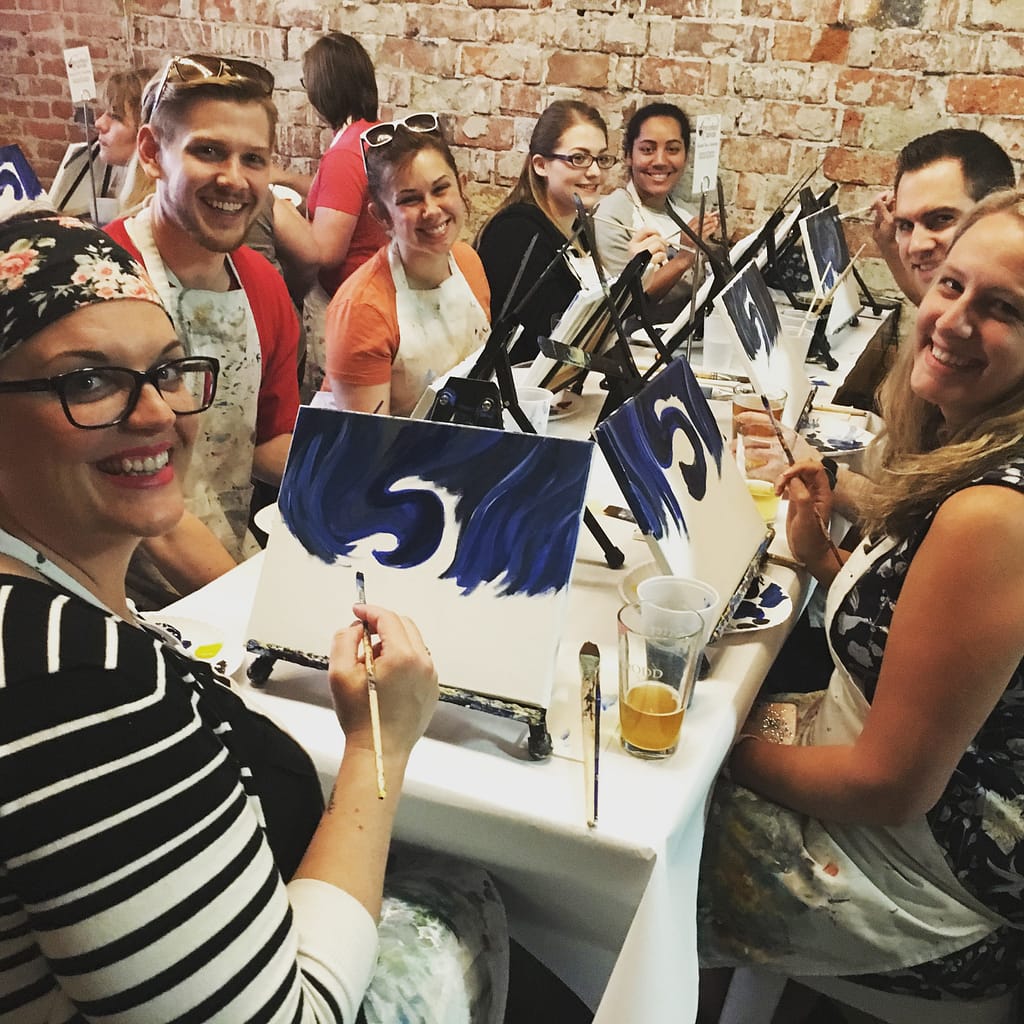 paint and wine events at odd otter brewery tacoma wa