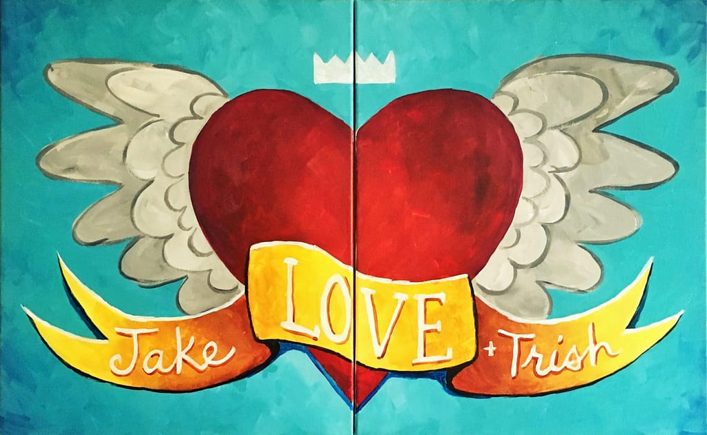 Date Night Wings at Uncorked Canvas