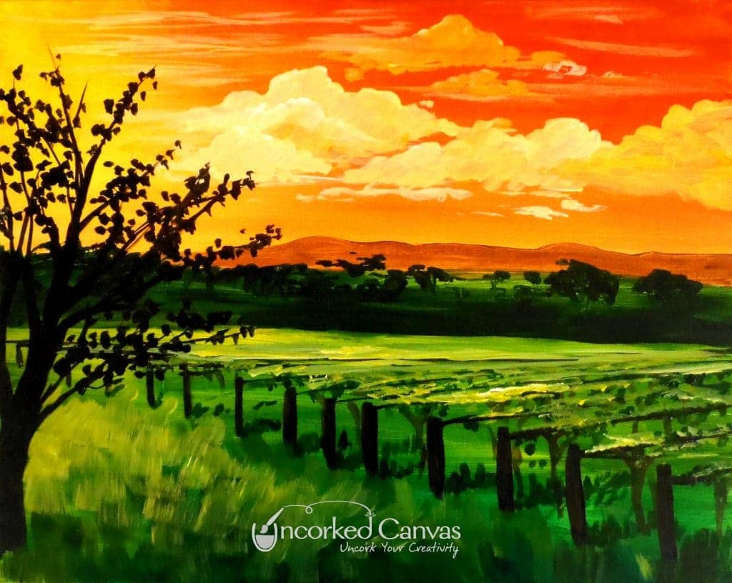 Vibrant Vineyard
