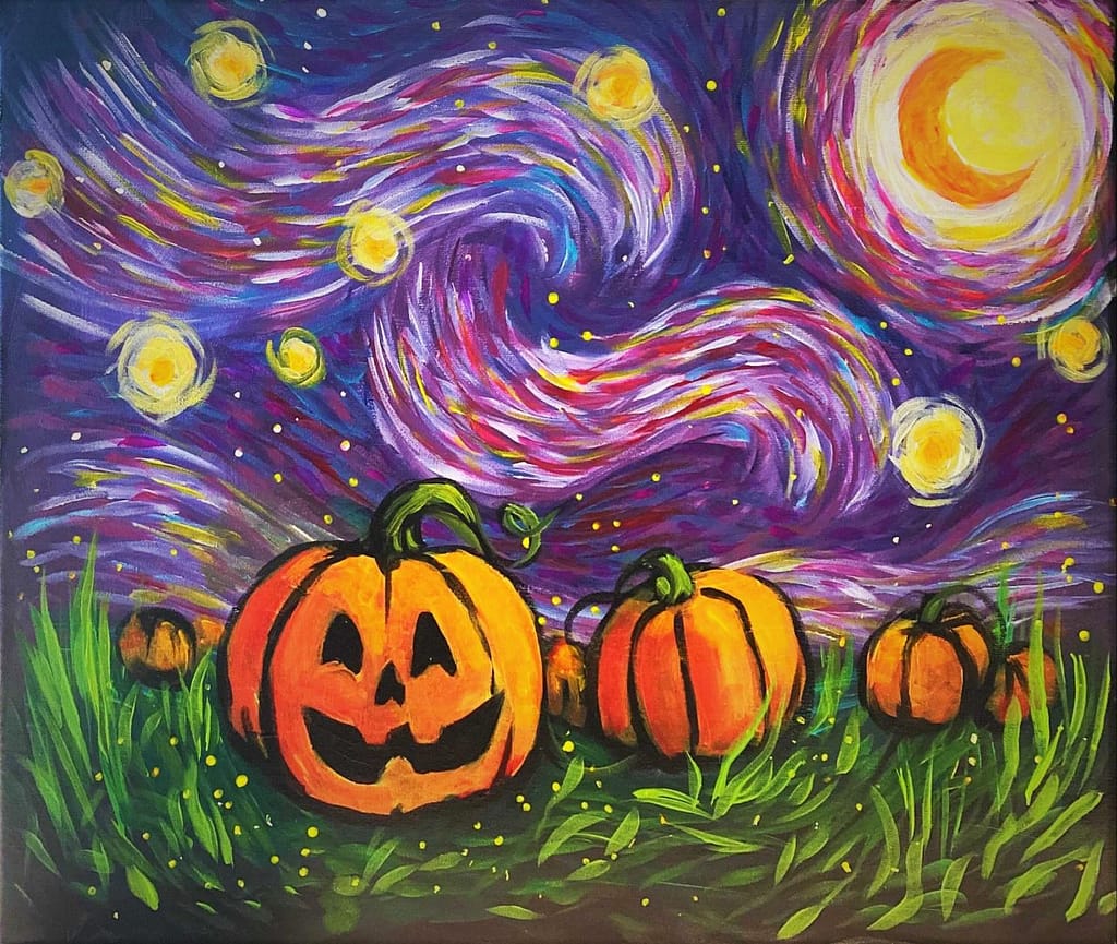 Van gogh Pumpkins