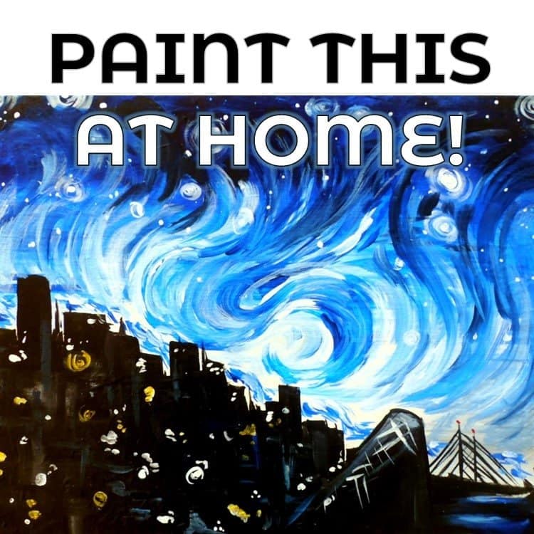 Art at Home: Twinkling T-Town